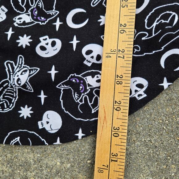 Killstar purr off pajamas top black Gothic size M - Picture 5 of 7